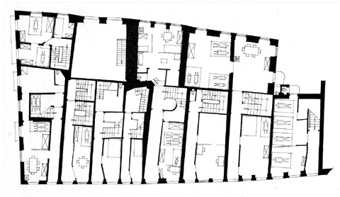 ESBAP, Arquitectura Analtica, Operao Barredo. Desenho de Antnio de Brito; Professor Octvio Lixa Filgueiras; 1967-68